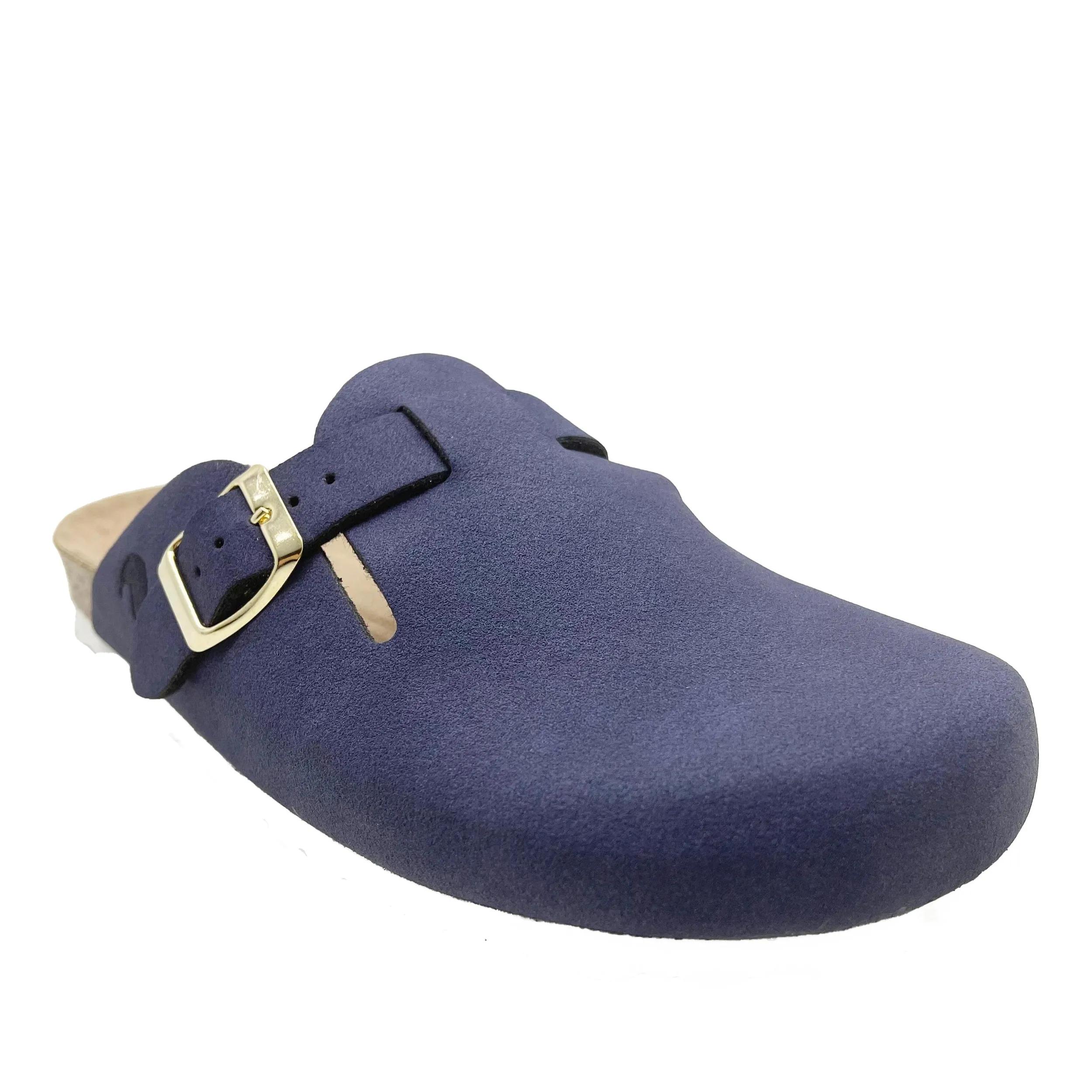 thies Sneakers - thies 1856 ® Eco Bio Clog vegan ocean (W/X) - Gr. 41 (EU) - in Blau - für Damen