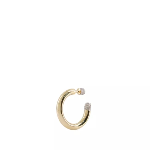 Rainbow K Tube Medium Earrings - Yellow - 14K Gold Gold 