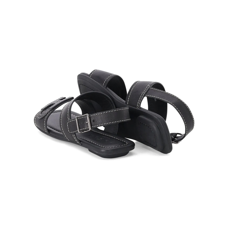 Hogan Schnürschuhe Sandalen aus Leder schwarz(Image 3)