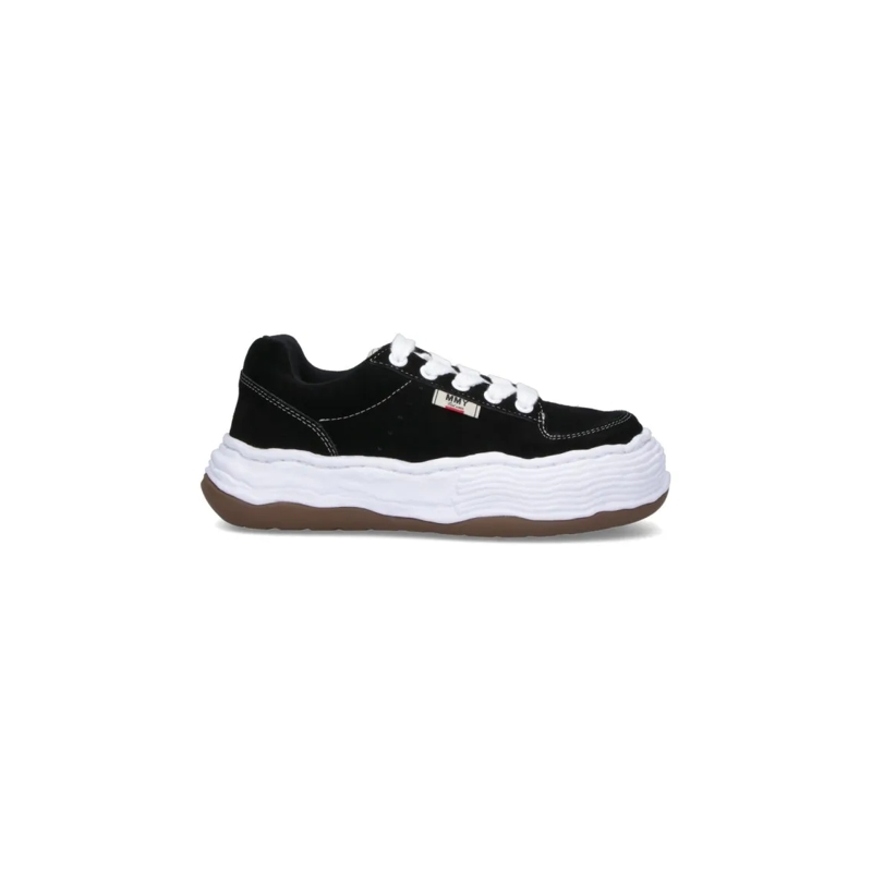 Maison Mihara Yasuhiro Lage-top sneaker Low-Top Sneakers With Rounded Toe Black