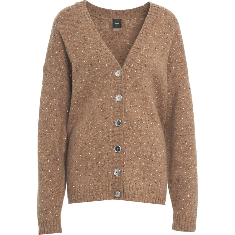 Pinko  Melange cardigan braun