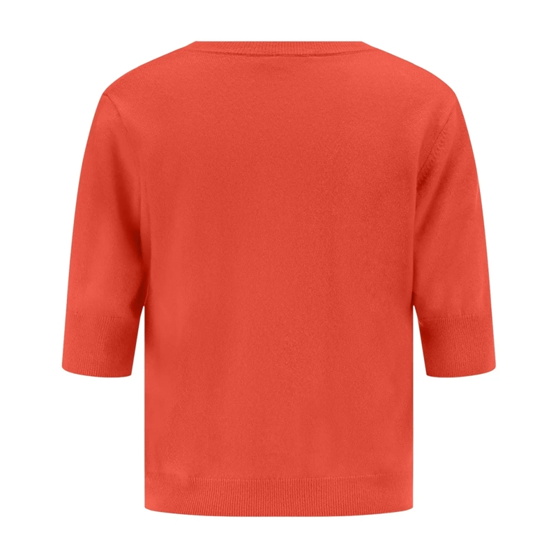 Riani Strickjacke Strickjacke aus Kaschmir-Woll-Mix orange(Image 2)
