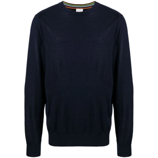 Paul Smith Logo Sweater Blue Trui