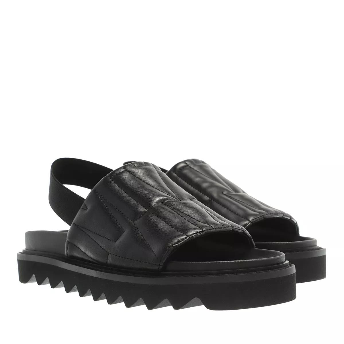 Moschino Slipper & Pantoletten - San Lod Fussbett50 Nappa - Gr. 36 (EU) - in Schwarz - für Damen