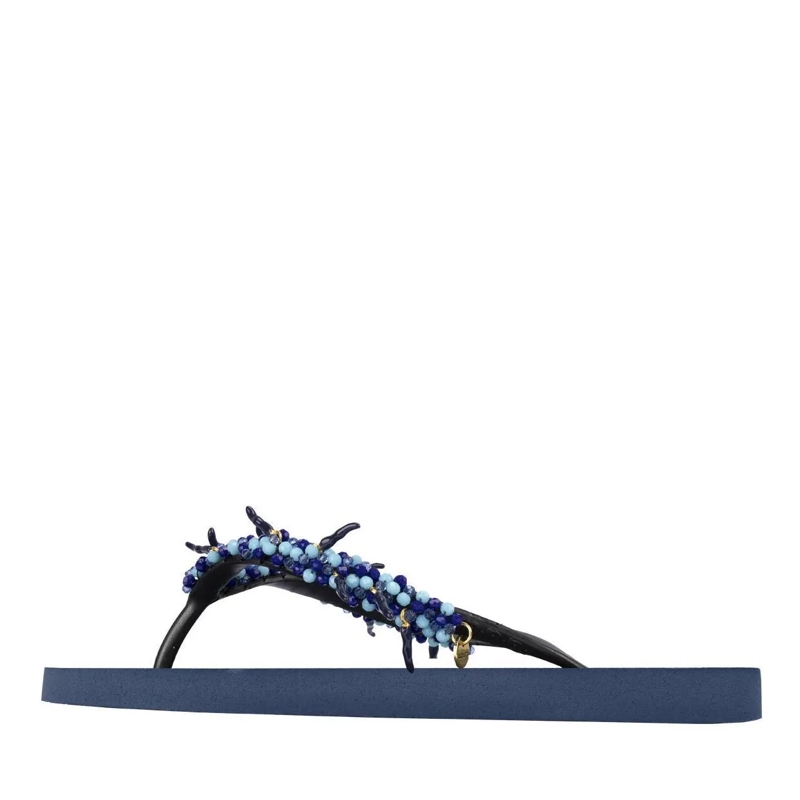 UZURII Flip Flops Zehentrenner Peppi marineblau