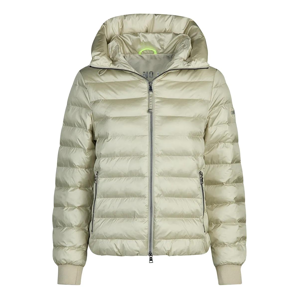 No1 Como Damen Creme - Steppjacke Capo - Größe M