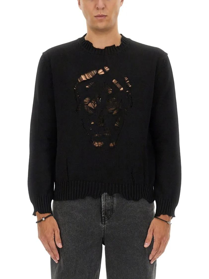 Thumbnail - Alexander McQueen - "Skull" Shirt - Größe L - schwarz
