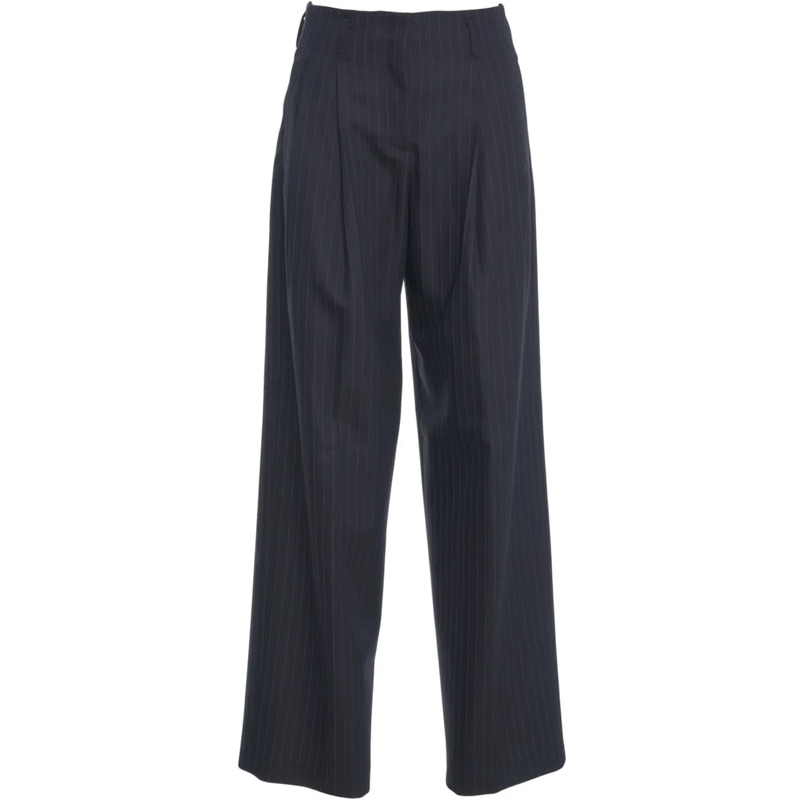 Golden Goose Pantalon Pinstripe pants 'Flavia' blau