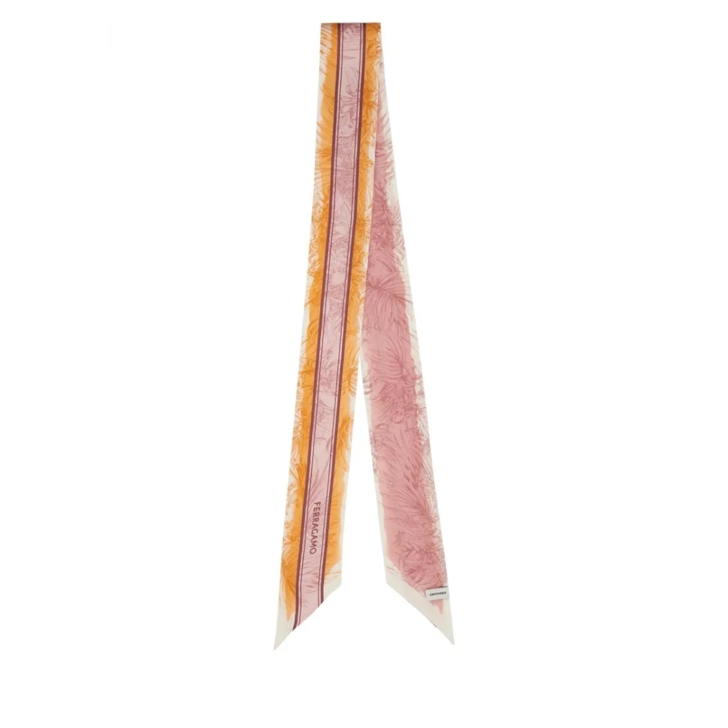 スカーフ FERRAGAMO Bandeau 'Gravure' print Ferragamo Gravure Print Silk Bandeau | ModeSens