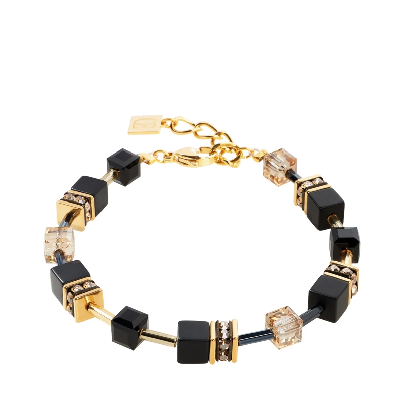 COEUR DE LION Armband GeoCUBE® Armband Onyx schwarz