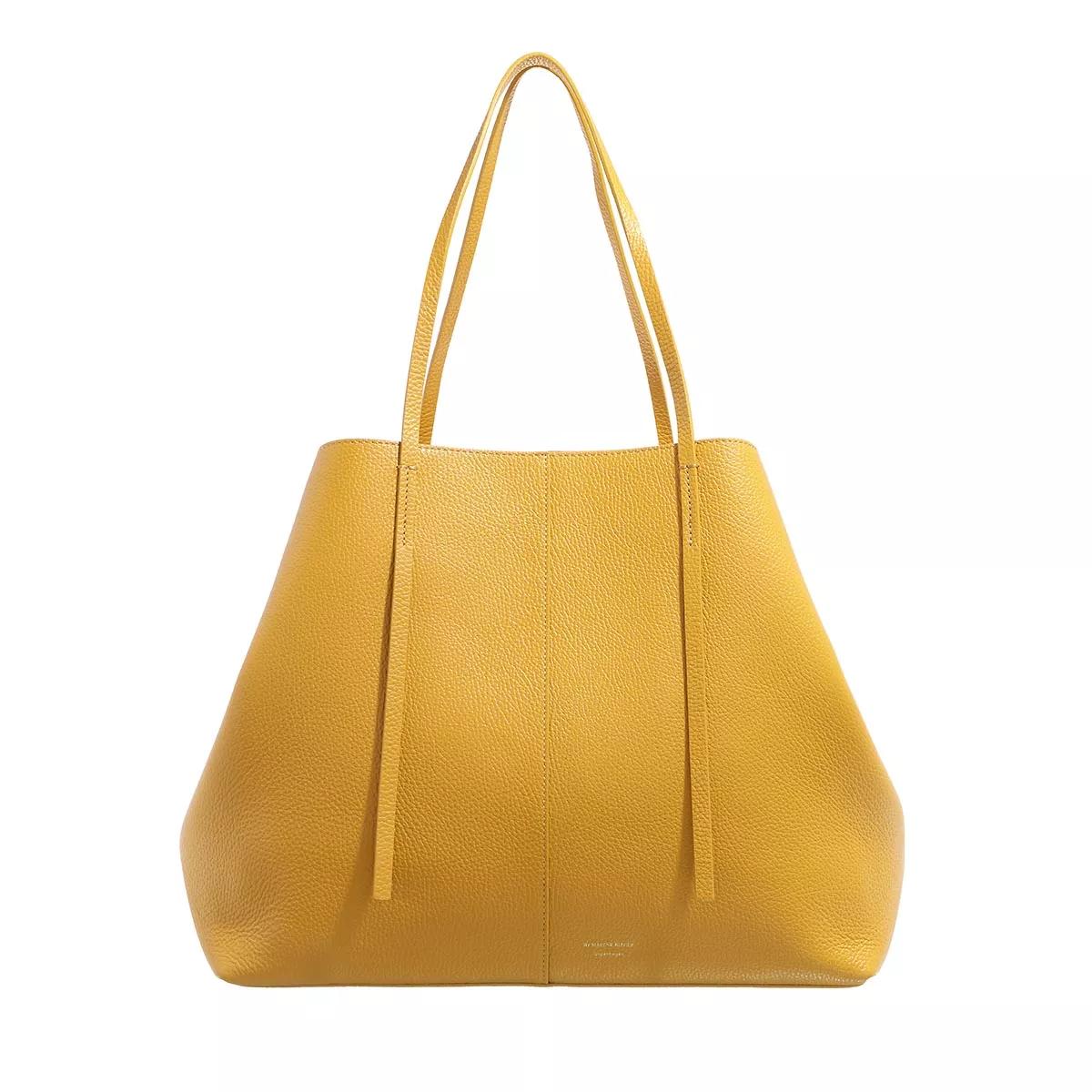 By Malene Birger Medium leather handbag female Au | Shopping Bag