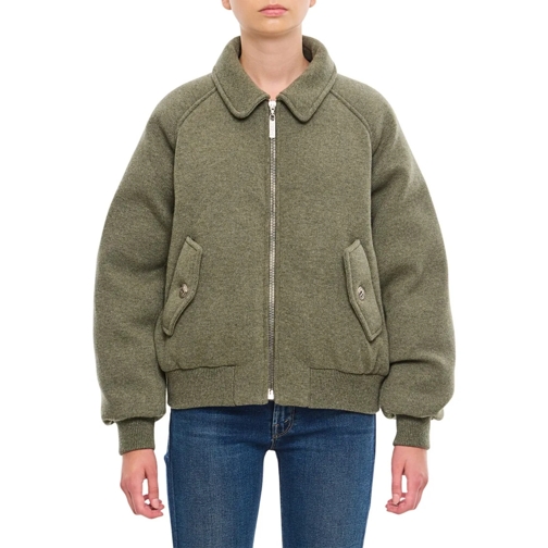 Barrie Vestes de bombardier Cashmere Puffer Bomber Jacket Neutrals