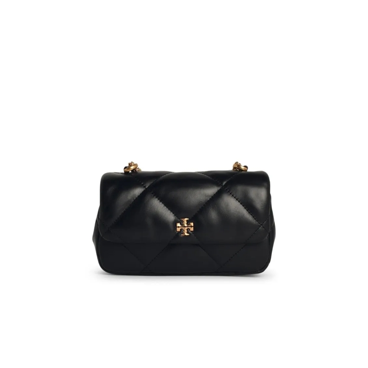 Tory Burch Kira Small Black Leather Crossbody Bag Black Schultertasche