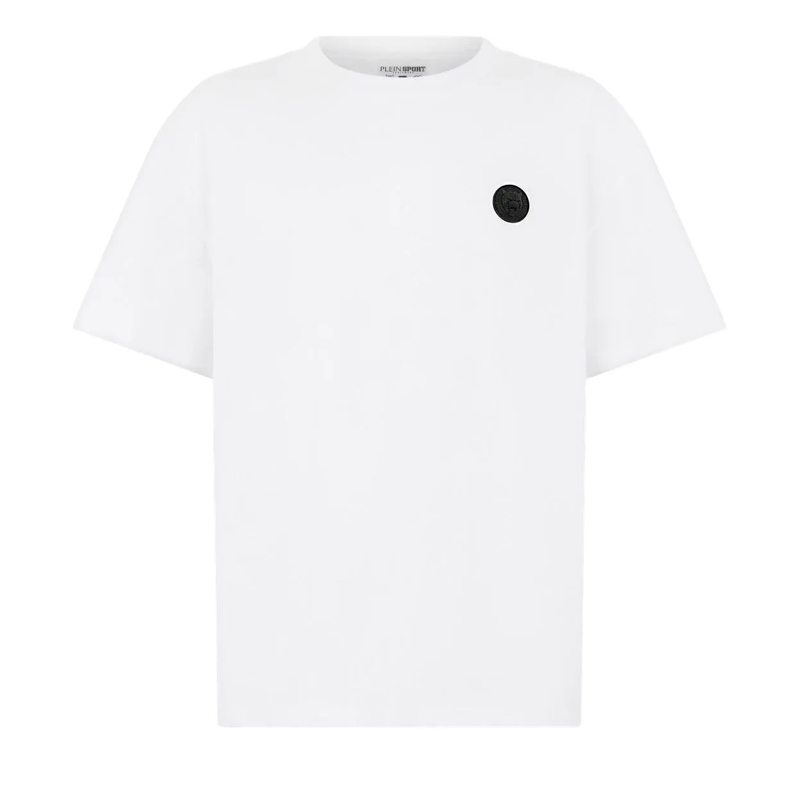 Plein Sport T-Shirt Round Neck T-Shirt 3D Tiger weiss