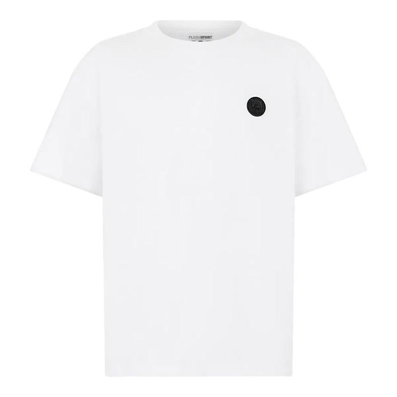 Plein Sport T-Shirt Round Neck T-Shirt 3D Tiger weiss