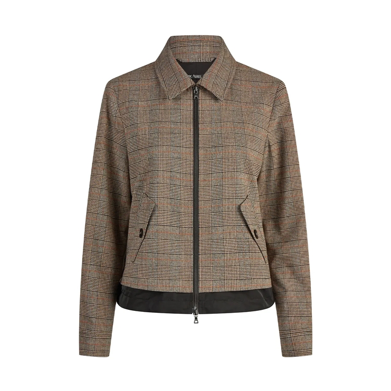 Marc Aurel Jacke Jacke- Papeltaschen mit Patte- angesetzte Mansc schwarz