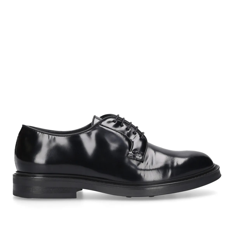 Heinrich Dinkelacker Veterschoenen Schnürer Florenz Plain CA schwarz