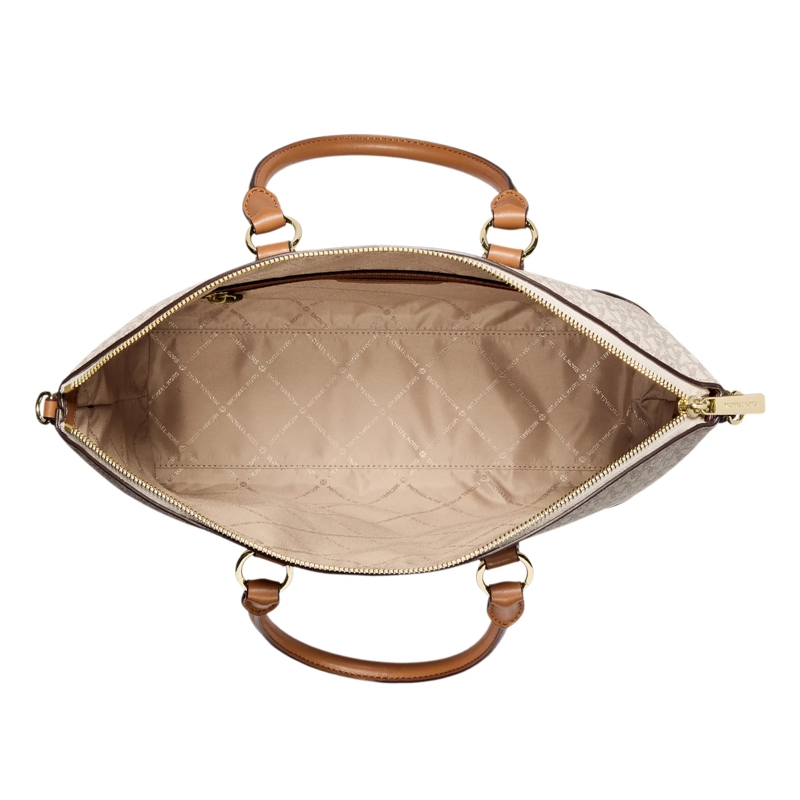 MICHAEL Michael Kors Satchel Murphy Lg Ew Dome Satchel Vanilla/Acrn(Image 3)