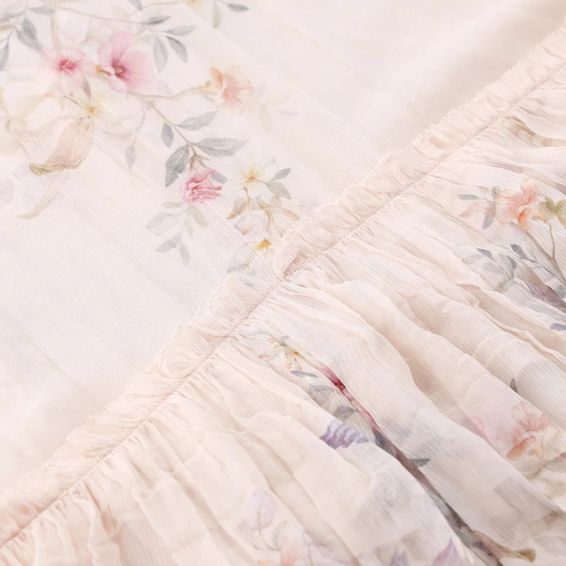 Zimmermann Midikleid Kleid Rebellion Flutter mehrfarbig(Image 5)