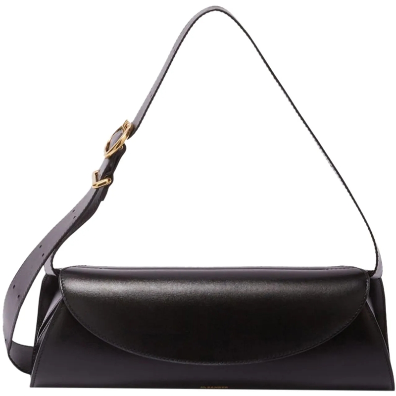 Jil Sander Schultertasche CANNOLO SM schwarz