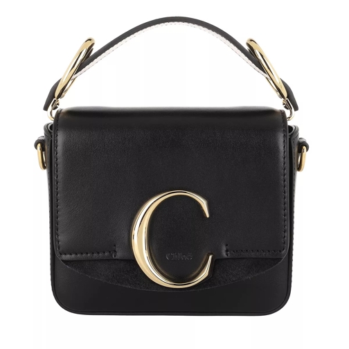 Chloé C Bag Mini Leather Black Crossbody Bag