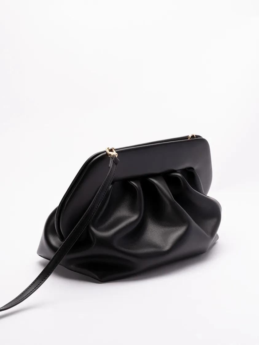 Themoirè Clutches `Bios Vegan Fabric` Clutch Bag in zwart