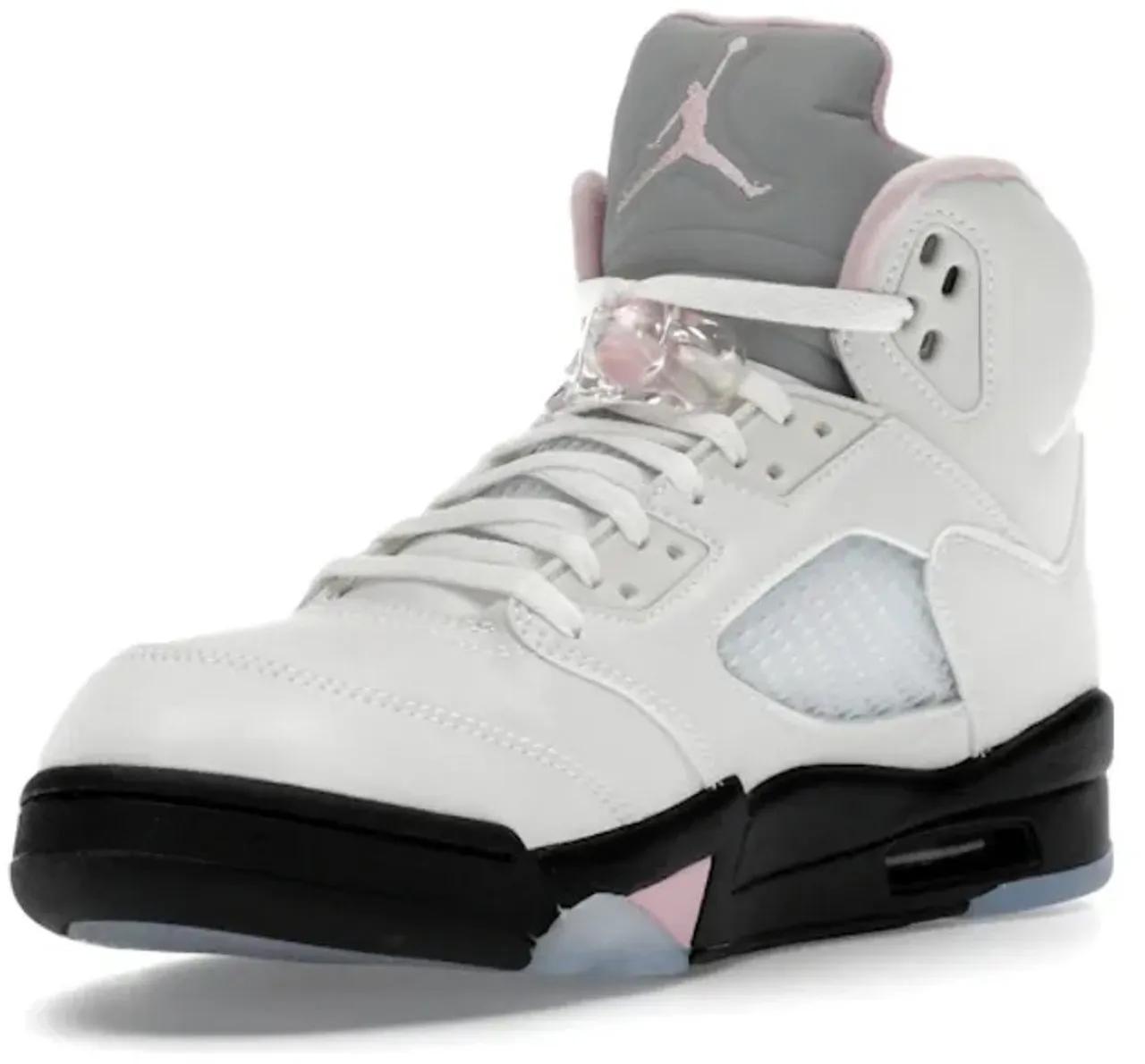 Thumbnail - Nike Low-Top Sneaker - Jordan 5 Retro Medium Soft Pink - Gr. 46 (EU) - in Weiß - für Damen