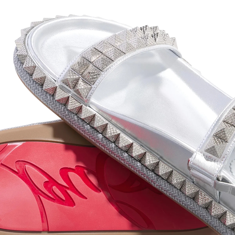 Christian Louboutin Sandalen Pyrabizz Sandal Silver(Image 7)