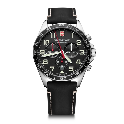 Victorinox Montre numérique Victorinox herren Uhr Schwarz 241852 Silber farbend