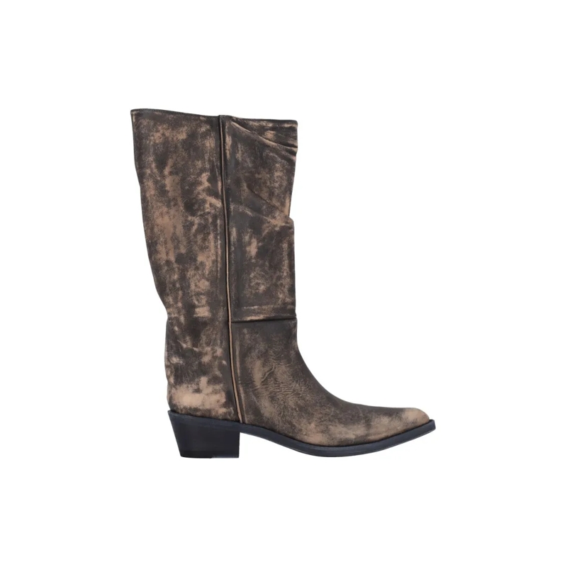 Khaite Bottes "Clive" Boots – Brown Brown