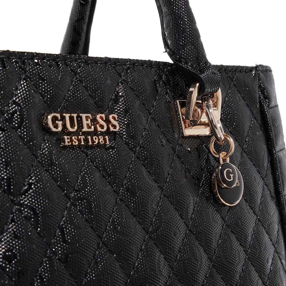 Guess Satchels Yarmilla Luxury Satchel in zwart