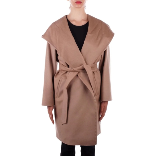 Max Mara Übergangsjacke Max Mara Coats Camel Brown schwarz