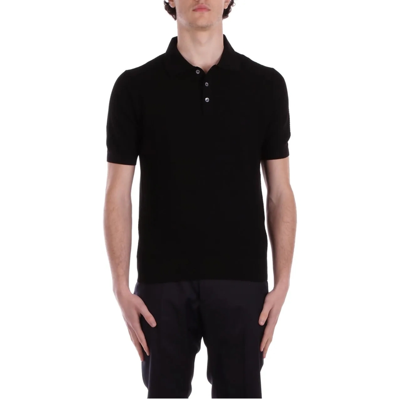 Tagliatore Polo T-Shirts And Polos Black schwarz