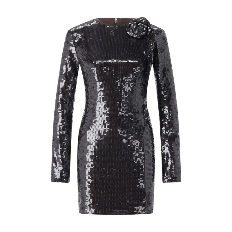 Rotate Minikleid Minikleid mit Pailletten schwarz