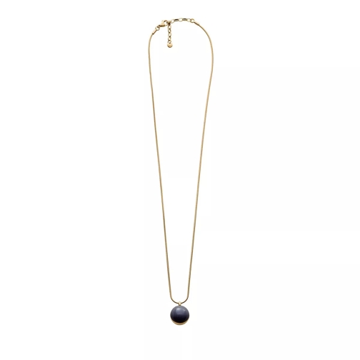 Skagen Sea Glass Stainless Steel Pendant Necklace Gold Lange Halskette