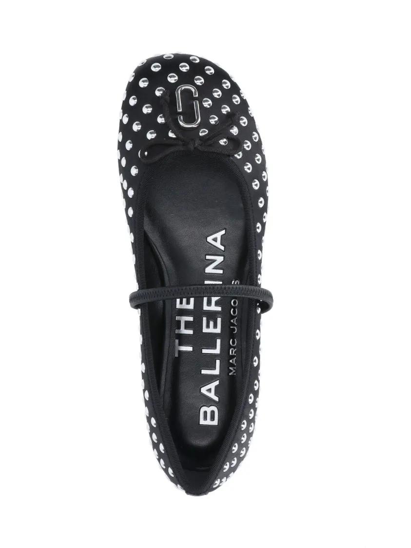 Thumbnail - The Studded Sabrina Ballet Flats – Black - Gr. 36 (EU) - in Schwarz