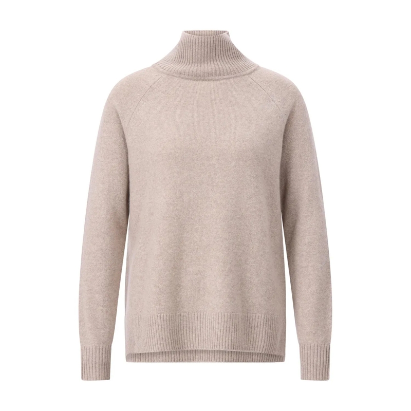 WEEKEND Max Mara Pullover Pullover Alcali mit Stehkragen Hellbraun