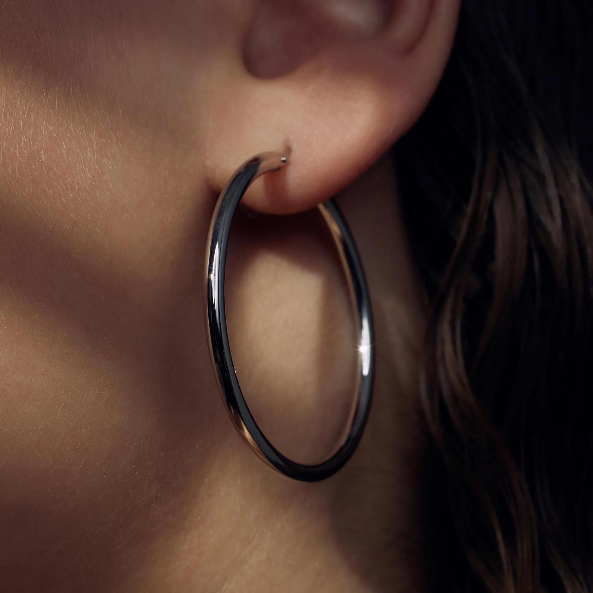 Thumbnail - Parte Di Me Ohrringe - Bibbiena Poppi Casentino 925 sterling silver hoop - Gr. unisize - in Silber - für Damen
