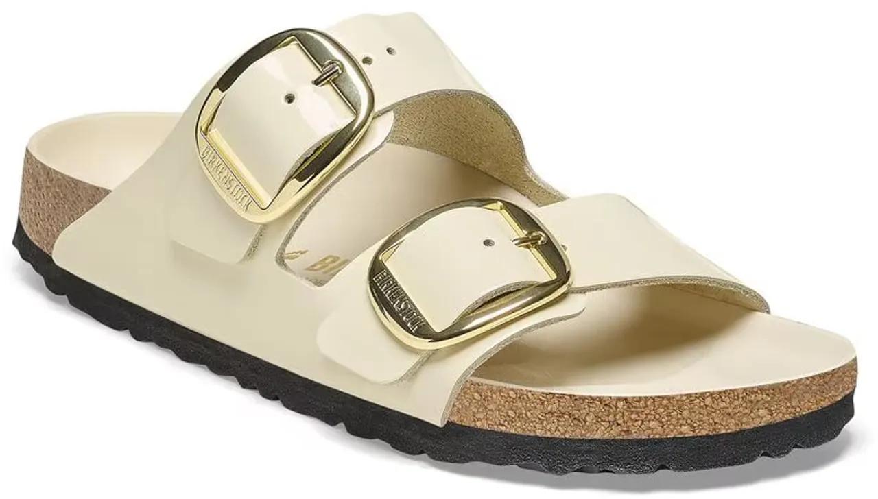 Birkenstock Sandalen - Sandals Shine Ecru - Gr. 37 (EU) - in Bunt - für Damen