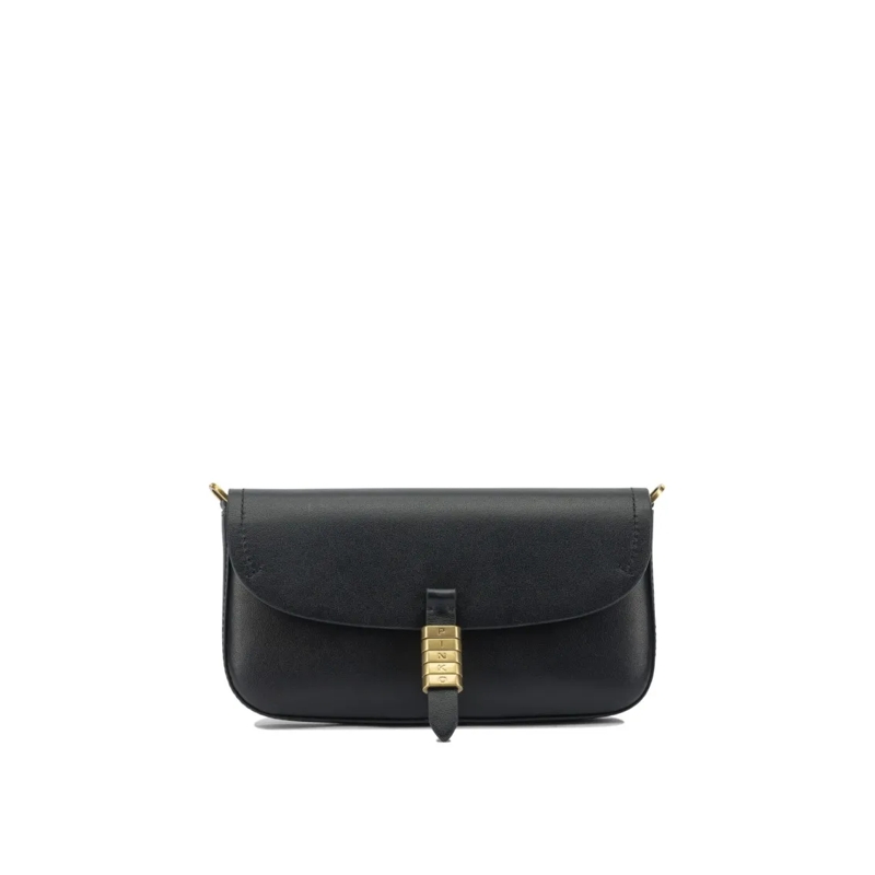 Pinko Sac à bandoulière Leather Crossbody Bag Black