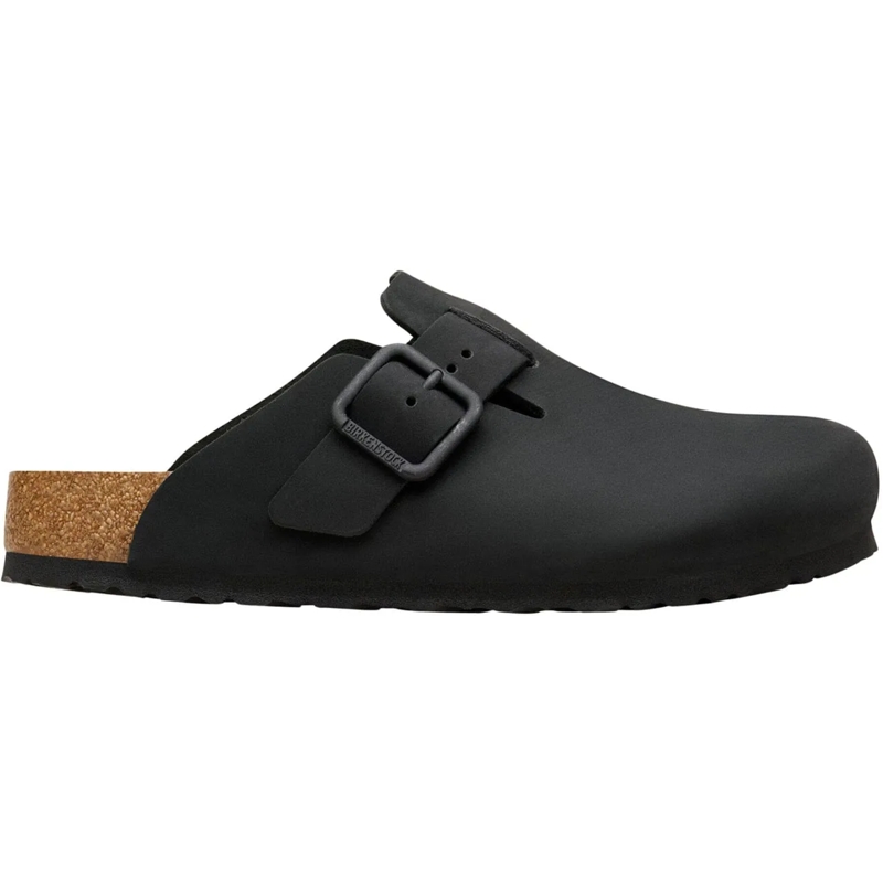 Birkenstock Hausschuhe Birkenstock Boston Wb Slippers Zwart 1031575 schwarz