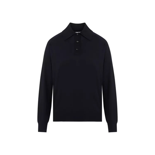 Bottega Veneta Long Sleeves Polo Black 