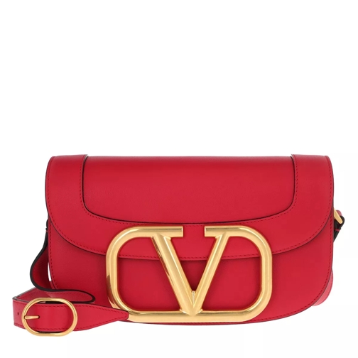 Valentino Garavani Supervee Crossbody Bag Leather Rouge Crossbody Bag