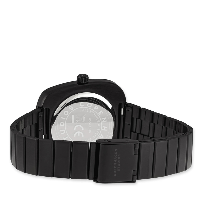 Copenhagen Quarzuhr Edelstahl Curved Watch schwarz(Image 5)