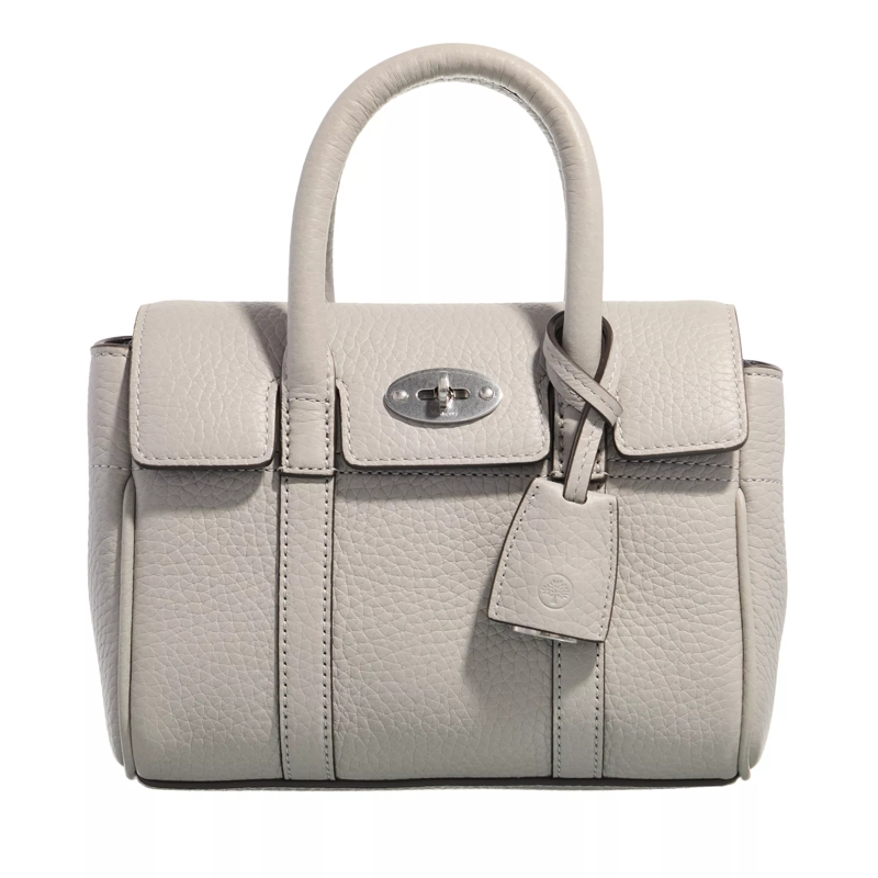 Mulberry Crossbody Bag Mini Bayswater Heavy Grain Pale Grey