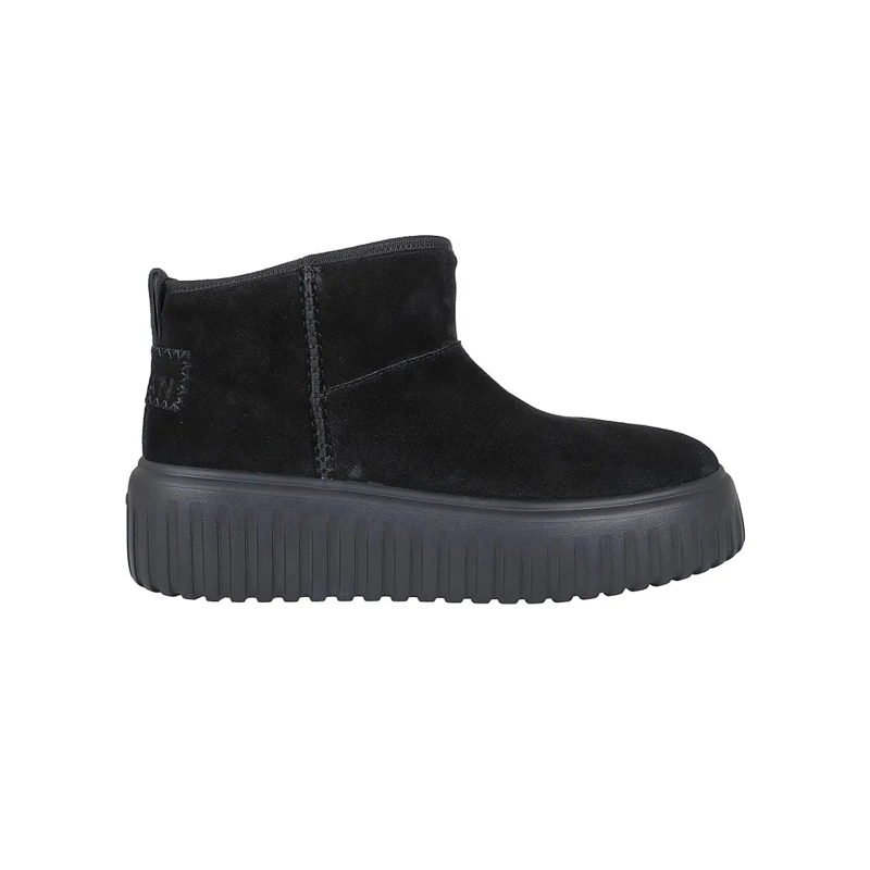 Hogan Bottes Stripes Ankle Boots Black