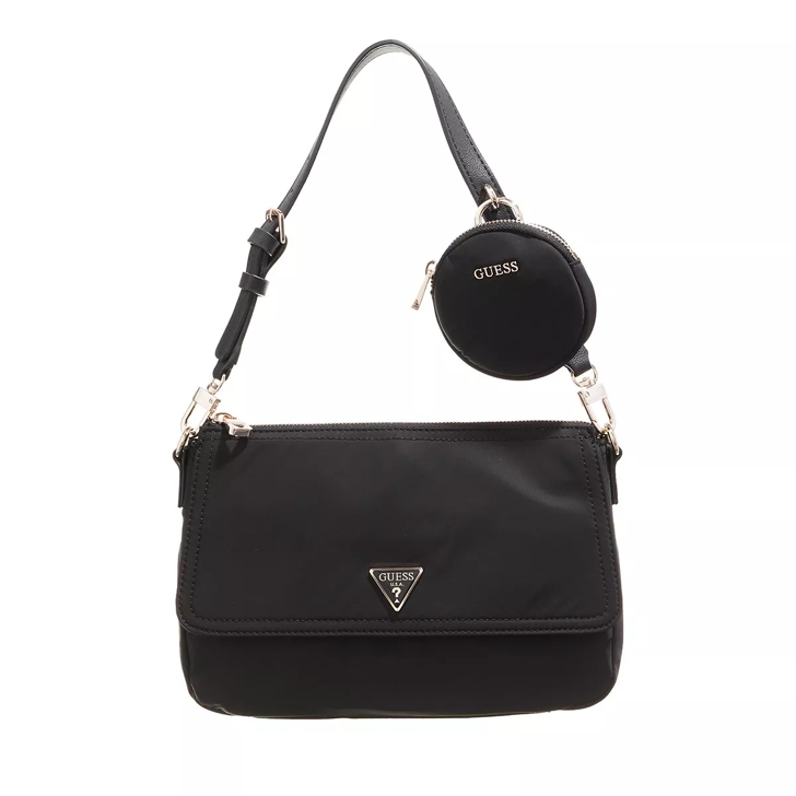 Black guess shoulder bag on sale