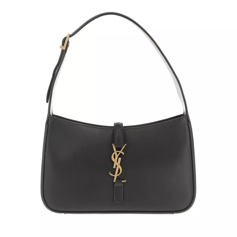 Saint Laurent Hobo Bag Hobo Queens Calf Monogramme 1000 black