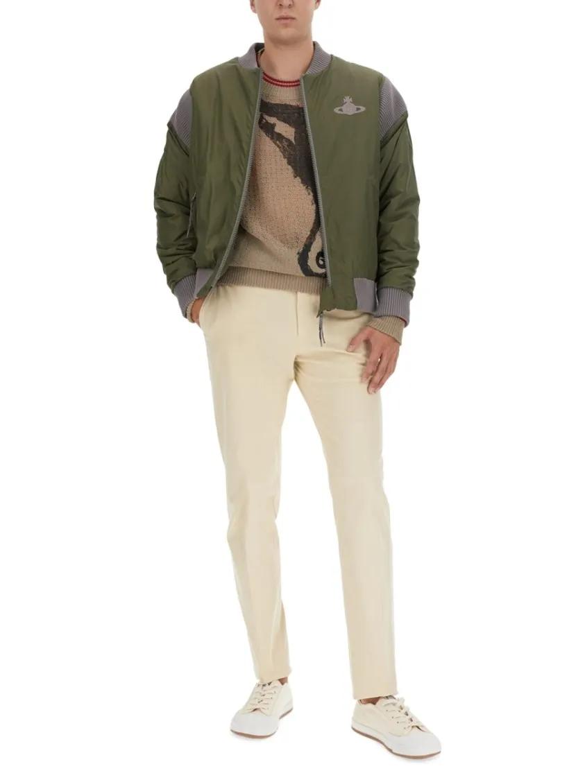 ジャケット・アウター VivienneWestwood BomberJacket Vivienne Westwood Bomber Jacket With Logo Green | Bomberjacke