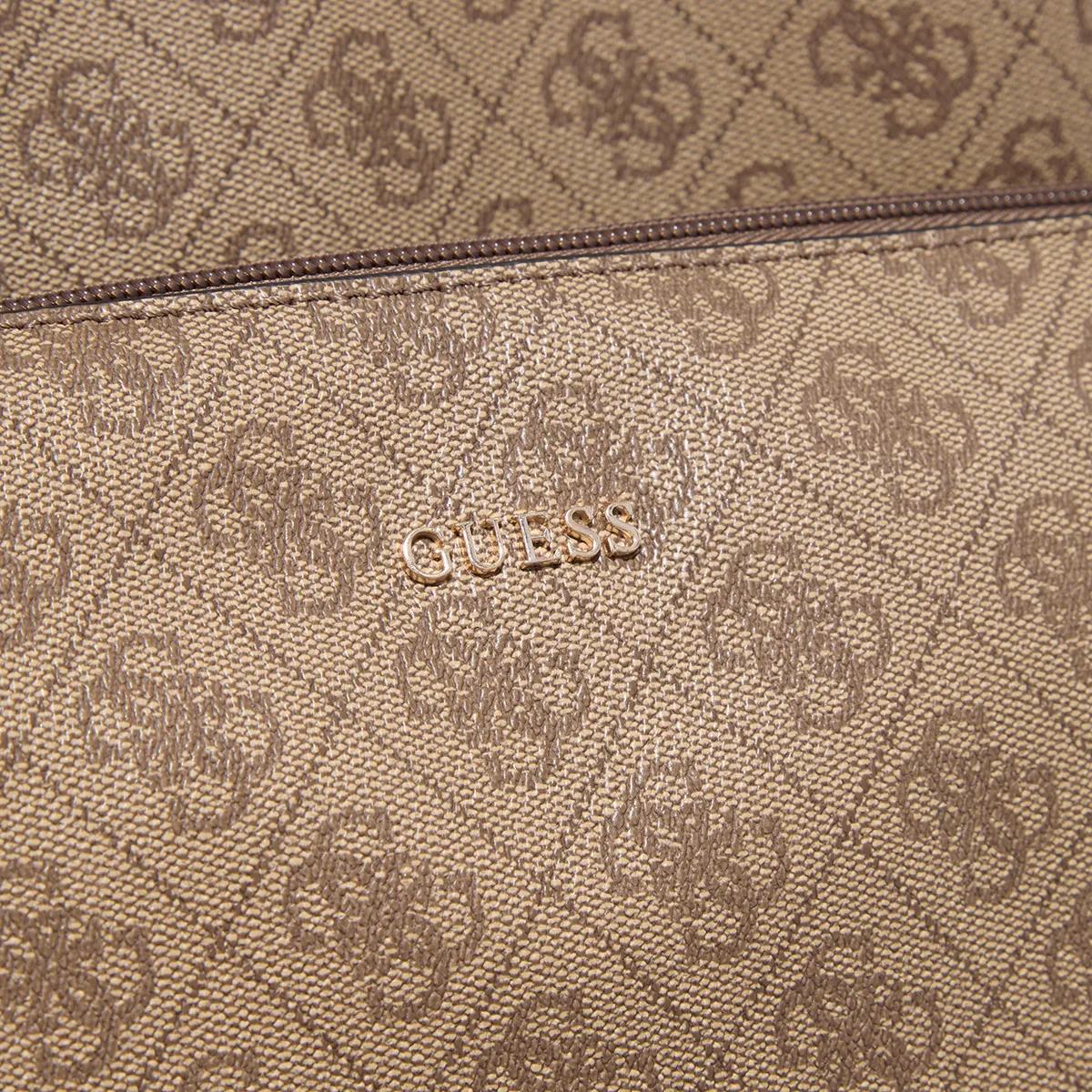 Guess Shoppers & Totes Victtoria Large 2 In 1 Tote in bruin